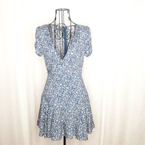 Princess Polly Ruffle Hem Floral Mini Dress Flaw